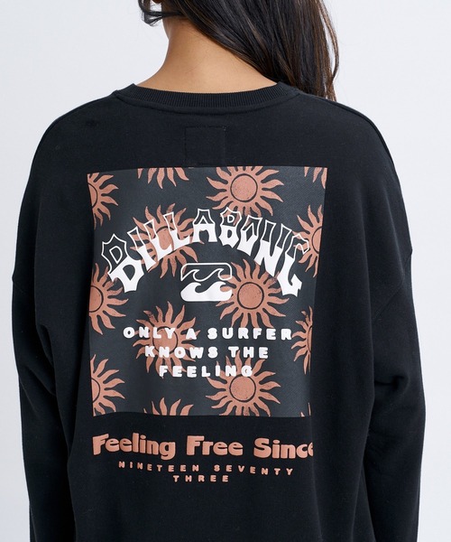 BILLABONG(ビラボン)の「BILLABONG ウィメンズ SQUARE LOGO CREW トレーナー 【BOY FIT】【2026年秋冬モデル】/ビラボンスウェット(スウェット・レディース・ホワイト系その他2/ブラック/グレー/オフホワイト・LARGE/MEDIUM)」の7枚目の写真