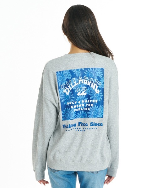 BILLABONG(ビラボン)の「BILLABONG ウィメンズ SQUARE LOGO CREW トレーナー 【BOY FIT】【2026年秋冬モデル】/ビラボンスウェット(スウェット・レディース・ホワイト系その他2/ブラック/グレー/オフホワイト・LARGE/MEDIUM)」の9枚目の写真