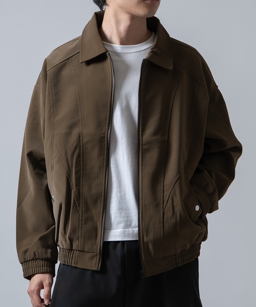 ジップアップ ブルゾン