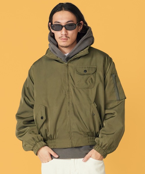 OK YESTERDAY(オッケーイエスタデイ)の「OK YESTERDAY / オーケー イエスタデイ パテッドジャケット / Padded Jacket 2026年秋冬 秋服 冬服(ブルゾン・メンズ・ブラック/カーキ/ネイビー・L/M)」の1枚目の写真