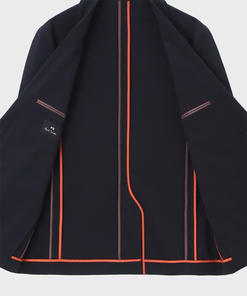 PS Paul Smith(ピーエスポールスミス)の「ストレッチ シングル2Bジャケット / 262700 EC2308(テーラードジャケット・メンズ・ネイビー/キャメル・L2/SMALL/MEDIUM/LARGE/X-LARGE)」の5枚目の写真