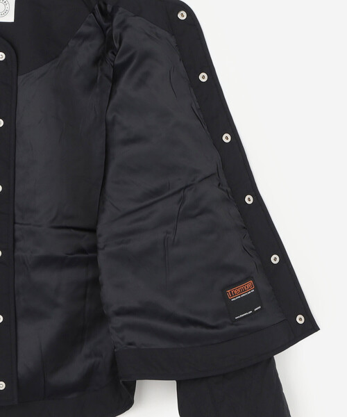 ORCIVAL（オーシバル）の「ORCIVAL | コットンタイプライター ノーカラーパインピングジャケット MEN（ノーカラージャケット・レディース・チャコール/ダークネイビー/ダークブラウン・1/2）」の10枚目の写真