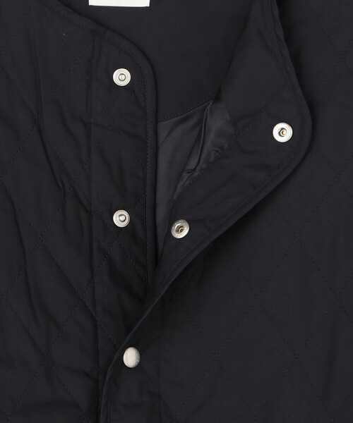ORCIVAL（オーシバル）の「ORCIVAL | コットンタイプライター ノーカラーパインピングジャケット MEN（ノーカラージャケット・レディース・チャコール/ダークネイビー/ダークブラウン・1/2）」の11枚目の写真