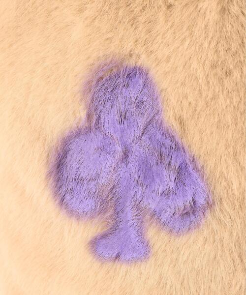 ROYAL FLASH(ロイヤルフラッシュ)の「guernika/ゲルニカ/Fur Bag / size L(ショルダーバッグ・レディース・ベージュ/ホワイト・F)」の6枚目の写真