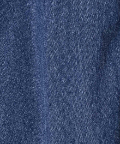 LEPSIM(レプシィム)の「《WEB・一部店舗限定》デニム前開きブラウス 1052159(シャツ/ブラウス・レディース・ブルー/ブラック・FREE)」の10枚目の写真