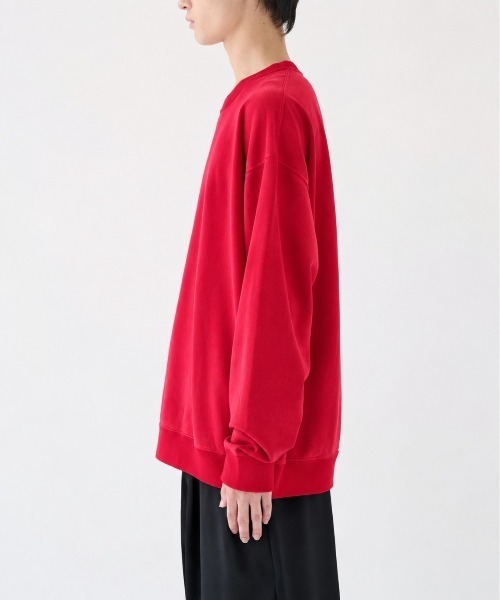 KANEMASA PHIL.(カネマサフィル)の「【KANEMASA PHIL.】別注 28G Cupro Pullover(スウェット・メンズ・チャコールグレー/レッド/ベージュ/ブラック・L/M)」の20枚目の写真