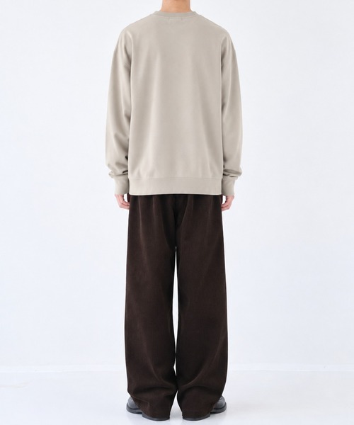 KANEMASA PHIL.(カネマサフィル)の「【KANEMASA PHIL.】別注 28G Cupro Pullover(スウェット・メンズ・チャコールグレー/レッド/ベージュ/ブラック・L/M)」の18枚目の写真