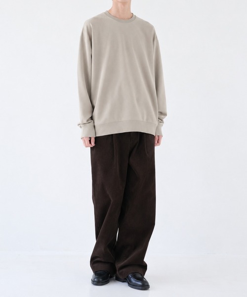 KANEMASA PHIL.(カネマサフィル)の「【KANEMASA PHIL.】別注 28G Cupro Pullover(スウェット・メンズ・チャコールグレー/レッド/ベージュ/ブラック・L/M)」の16枚目の写真