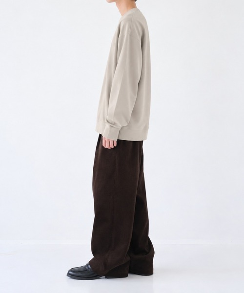 KANEMASA PHIL.(カネマサフィル)の「【KANEMASA PHIL.】別注 28G Cupro Pullover(スウェット・メンズ・チャコールグレー/レッド/ベージュ/ブラック・L/M)」の17枚目の写真