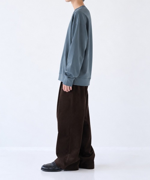 KANEMASA PHIL.(カネマサフィル)の「【KANEMASA PHIL.】別注 28G Cupro Pullover(スウェット・メンズ・チャコールグレー/レッド/ベージュ/ブラック・L/M)」の14枚目の写真