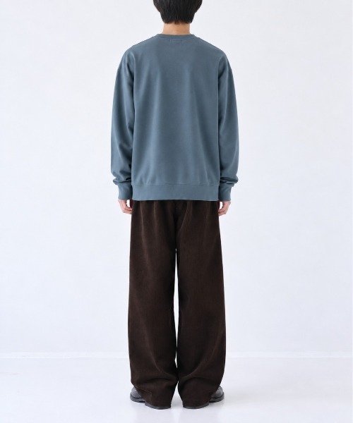 KANEMASA PHIL.(カネマサフィル)の「【KANEMASA PHIL.】別注 28G Cupro Pullover(スウェット・メンズ・チャコールグレー/レッド/ベージュ/ブラック・L/M)」の15枚目の写真