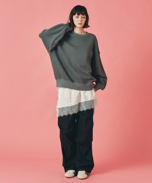 AT THE TRNK(アットザトランク)の「パラシュート パンツ AT THE TRNK(その他パンツ・レディース・ブラック/モカ・フリー)」の17枚目の写真