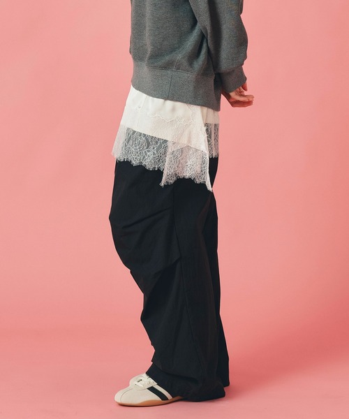 AT THE TRNK(アットザトランク)の「パラシュート パンツ AT THE TRNK(その他パンツ・レディース・ブラック/モカ・フリー)」の18枚目の写真