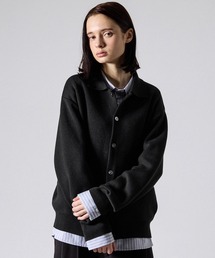 CLEL（クレイル）の「【CLEL】Cashmere Merino Wool Blend Knit Shirt Cardigan / カシミヤメリノウールブレンド ニットシャツカーディガン（ニット/セーター）」