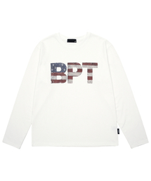 BP2 DISORDER（ビーピーツーディスオーダー）の「USA ロングスリーブTシャツ ホワイト（Tシャツ/カットソー）」