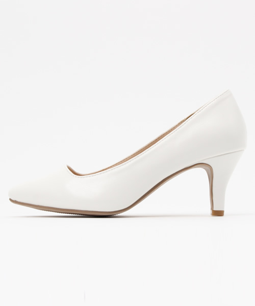 Noubel Voug Relax(ヌーベルヴォーグリラックス)の「Noubel Voug Relax(ヌーベル ヴォーグ リラックス)/ポインテッドトゥスクエアカット シンプルパンプス(パンプス・レディース・ライトブルー/ホワイト/レッド/ピンク/ブラック/ブラック系その他・S/LL/L/M)」の7枚目の写真