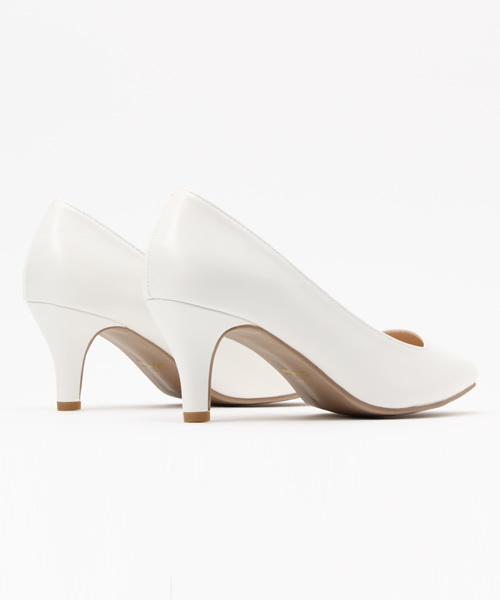 Noubel Voug Relax(ヌーベルヴォーグリラックス)の「Noubel Voug Relax(ヌーベル ヴォーグ リラックス)/ポインテッドトゥスクエアカット シンプルパンプス(パンプス・レディース・ライトブルー/ホワイト/レッド/ピンク/ブラック/ブラック系その他・S/LL/L/M)」の9枚目の写真