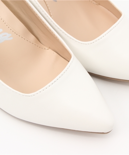 Noubel Voug Relax(ヌーベルヴォーグリラックス)の「Noubel Voug Relax(ヌーベル ヴォーグ リラックス)/ポインテッドトゥスクエアカット シンプルパンプス(パンプス・レディース・ライトブルー/ホワイト/レッド/ピンク/ブラック/ブラック系その他・S/LL/L/M)」の10枚目の写真