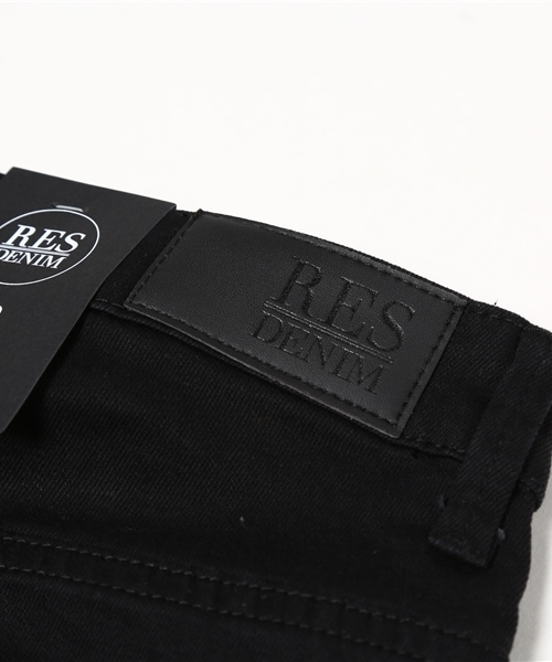 RES DENIM（レスデニム）の「【Men's FUDGE 6月号掲載】RES DENIM/レスデニム BROLIN ブラックデニム ストレッチ スキニーデニム （デニムパンツ・メンズ・ブラック・34inch/32inch/28inch/30inch/31inch）」の11枚目の写真