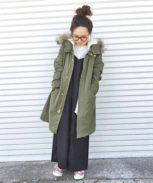 Mysty Woman ミスティウーマン の リアルファーモッズコート モッズコート Wear Mysty Woman ミスティウーマン の リアルファーモッズコート モッズコート Wear