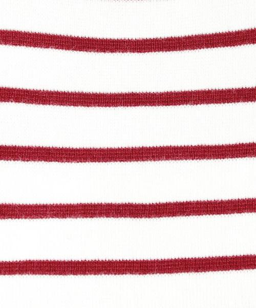 BEAUTY&YOUTH UNITED ARROWS（ビューティーアンドユースユナイテッドアローズ）の「BY ミラノリブボーダーハイネックニットプルオーバー◆（ニット/セーター・レディース・ブラック/レッド/ネイビー・FREE）」の11枚目の写真