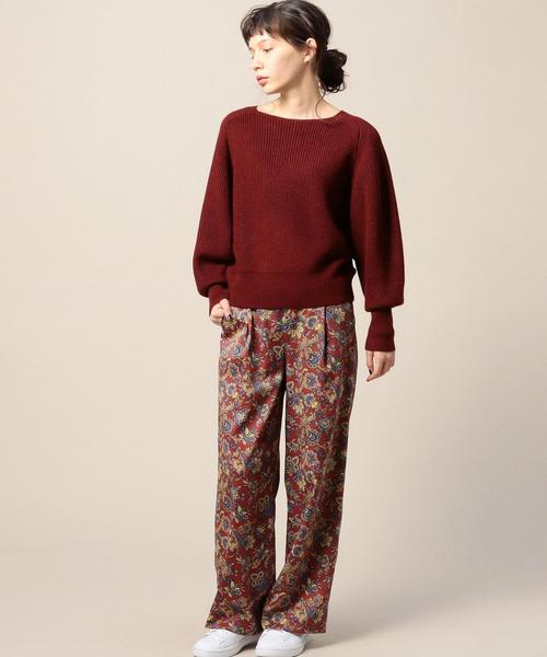 BEAUTY&YOUTH UNITED ARROWS（ビューティーアンドユースユナイテッドアローズ）の「BY 畦 ドルマン ニットプルオーバー◆（ニット/セーター・レディース・オフホワイト/ライトグレー/ワインレッド/オレンジ系その他・FREE）」の15枚目の写真