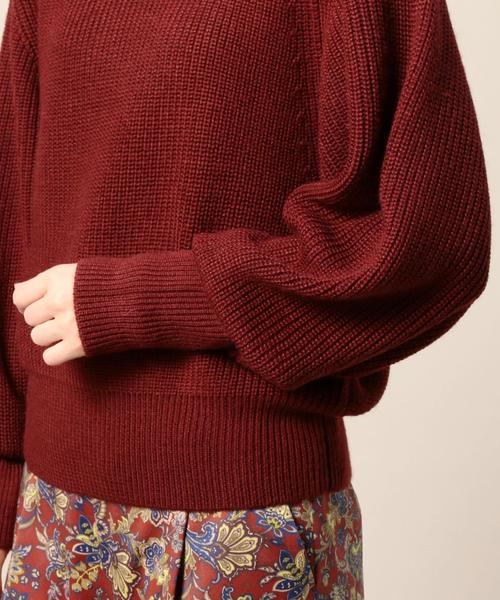 BEAUTY&YOUTH UNITED ARROWS（ビューティーアンドユースユナイテッドアローズ）の「BY 畦 ドルマン ニットプルオーバー◆（ニット/セーター・レディース・オフホワイト/ライトグレー/ワインレッド/オレンジ系その他・FREE）」の17枚目の写真