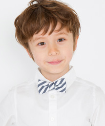 BOW（ボウ）の「【BOW /ボウ】息子に恋する蝶ネクタイ♪  ボタンにラクラク取付け♪  （蝶ネクタイ）」