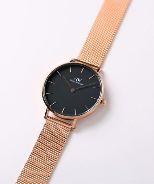 Daniel Wellington（ダニエルウェリントン）の「DANIEL WELLINGTON / CLASSIC PETITE 32mm　ローズゴールド（アナログ腕時計・レディース・ブラック/ホワイト・ONE SIZE）」の8枚目の写真