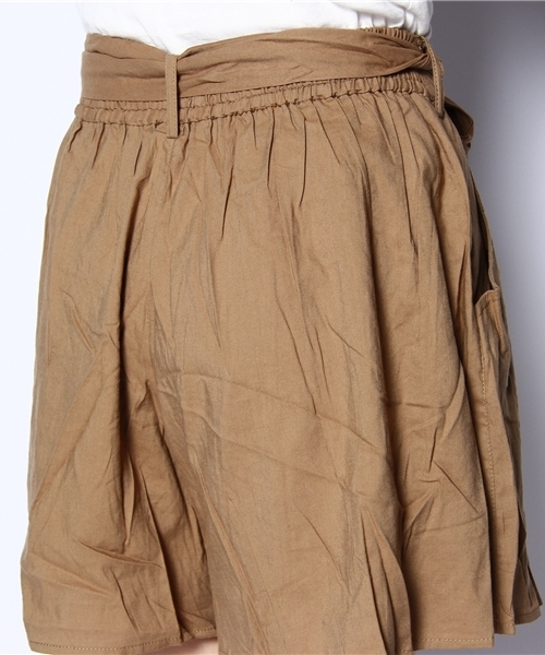 earth music&ecology（アースミュージックアンドエコロジー）の「●MORE 11月号 掲載● キュロット パンツ（チノパンツ・レディース・ネイビー/ベージュ・FREE）」の6枚目の写真