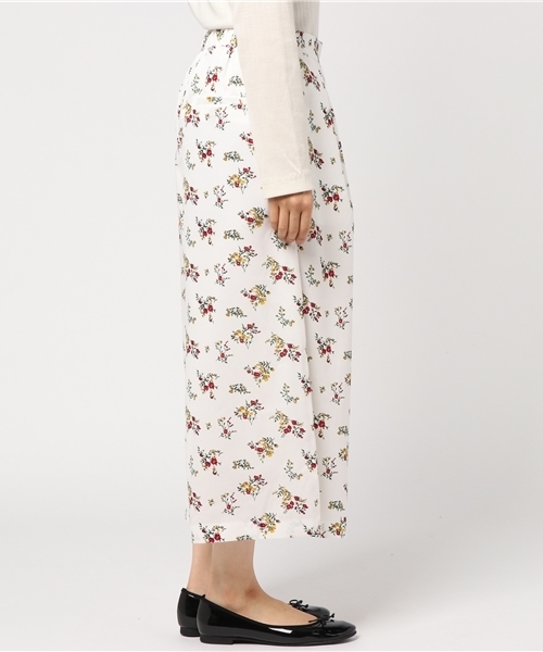 LBC（エルビーシー）の「花柄プリントイージーパンツ  （その他パンツ・レディース・ホワイト/イエロー/ブラック・LARGE/MEDIUM）」の10枚目の写真