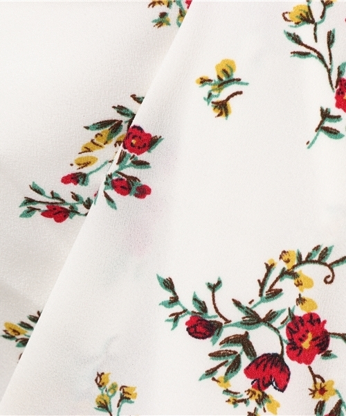 LBC（エルビーシー）の「花柄プリントイージーパンツ  （その他パンツ・レディース・ホワイト/イエロー/ブラック・LARGE/MEDIUM）」の8枚目の写真