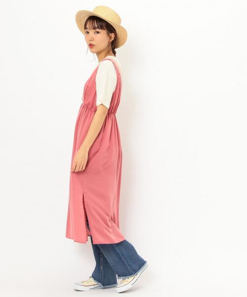 Another Edition（アナザーエディション）の「サテンレースワンピース（ワンピース・レディース・ベージュ/ピンク/ブラック/パープル・FREE）」の18枚目の写真