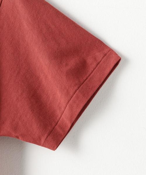 coen（コーエン）の「USAコットンVネックTシャツ（Tシャツ/カットソー・レディース・ホワイト/ブラック/ベージュ/オレンジ系その他/オリーブ/ネイビー・LARGE/MEDIUM）」の9枚目の写真