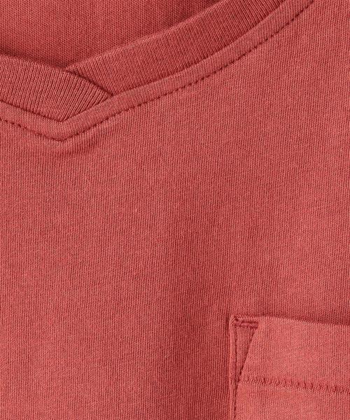 coen（コーエン）の「USAコットンVネックTシャツ（Tシャツ/カットソー・レディース・ホワイト/ブラック/ベージュ/オレンジ系その他/オリーブ/ネイビー・LARGE/MEDIUM）」の11枚目の写真