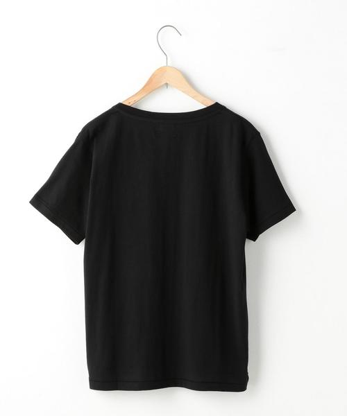 coen（コーエン）の「USAコットンVネックTシャツ（Tシャツ/カットソー・レディース・ホワイト/ブラック/ベージュ/オレンジ系その他/オリーブ/ネイビー・LARGE/MEDIUM）」の17枚目の写真