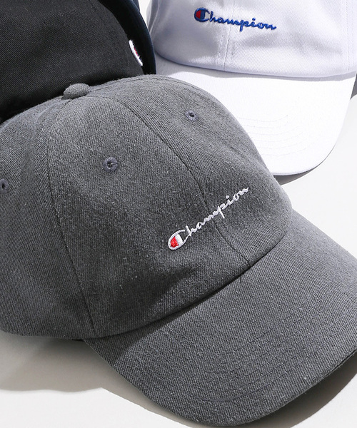 Champion（チャンピオン）の「∴WEGO/Champion LOWキャップ（キャップ・メンズ・ブラック系その他/ホワイト/オレンジ/ブラック/ダークインディゴブルー/パープル/ライトインディゴブルー/ネイビー/ベージュ/インディゴブルー/ライム/ライトパープル/サックスブルー/ライトピンク・FREE）」の4枚目の写真