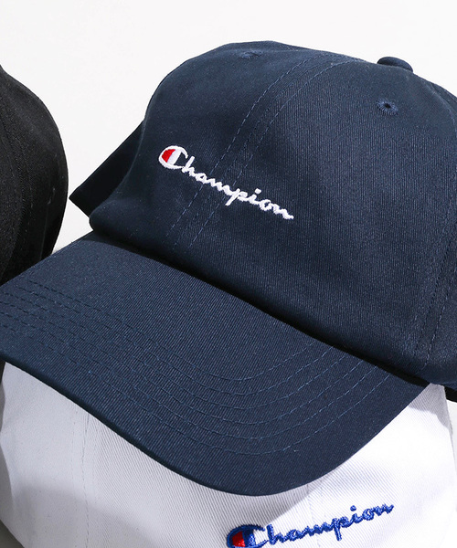 Champion（チャンピオン）の「∴WEGO/Champion LOWキャップ（キャップ・メンズ・ブラック系その他/ホワイト/オレンジ/ブラック/ダークインディゴブルー/パープル/ライトインディゴブルー/ネイビー/ベージュ/インディゴブルー/ライム/ライトパープル/サックスブルー/ライトピンク・FREE）」の6枚目の写真