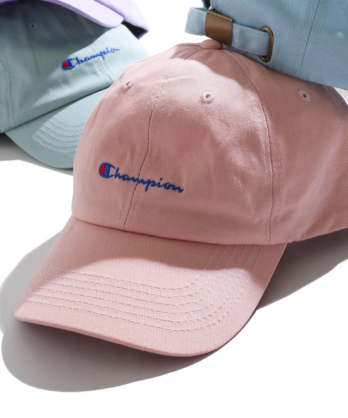 Champion（チャンピオン）の「∴WEGO/Champion LOWキャップ（キャップ・メンズ・ブラック系その他/ホワイト/オレンジ/ブラック/ダークインディゴブルー/パープル/ライトインディゴブルー/ネイビー/ベージュ/インディゴブルー/ライム/ライトパープル/サックスブルー/ライトピンク・FREE）」の13枚目の写真