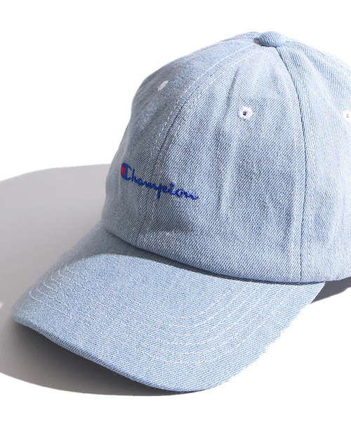 Champion（チャンピオン）の「∴WEGO/Champion LOWキャップ（キャップ・メンズ・ブラック系その他/ホワイト/オレンジ/ブラック/ダークインディゴブルー/パープル/ライトインディゴブルー/ネイビー/ベージュ/インディゴブルー/ライム/ライトパープル/サックスブルー/ライトピンク・FREE）」の8枚目の写真