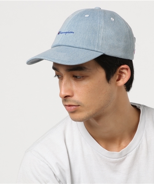 Champion（チャンピオン）の「∴WEGO/Champion LOWキャップ（キャップ・メンズ・ブラック系その他/ホワイト/オレンジ/ブラック/ダークインディゴブルー/パープル/ライトインディゴブルー/ネイビー/ベージュ/インディゴブルー/ライム/ライトパープル/サックスブルー/ライトピンク・FREE）」の19枚目の写真