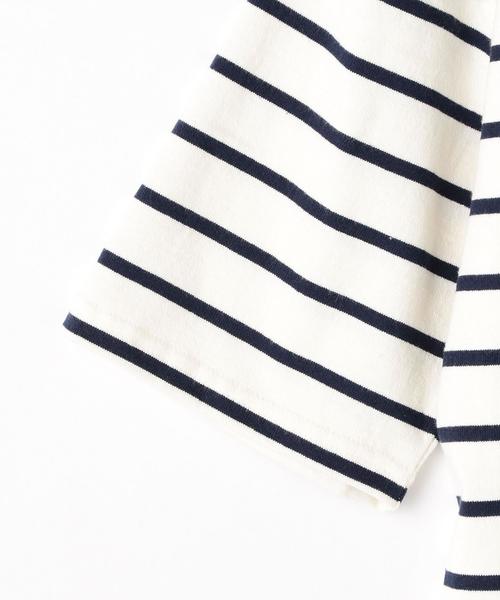 coen（コーエン）の「バスクビッグシルエットT（Tシャツ/カットソー・メンズ・マスタード/ネイビー・LARGE/MEDIUM）」の5枚目の写真