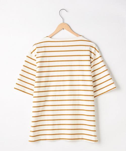 coen（コーエン）の「バスクビッグシルエットT（Tシャツ/カットソー・メンズ・マスタード/ネイビー・LARGE/MEDIUM）」の8枚目の写真