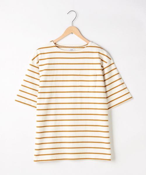 coen（コーエン）の「バスクビッグシルエットT（Tシャツ/カットソー・メンズ・マスタード/ネイビー・LARGE/MEDIUM）」の12枚目の写真