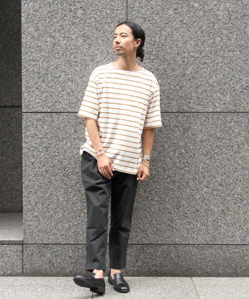 coen（コーエン）の「バスクビッグシルエットT（Tシャツ/カットソー・メンズ・マスタード/ネイビー・LARGE/MEDIUM）」の11枚目の写真