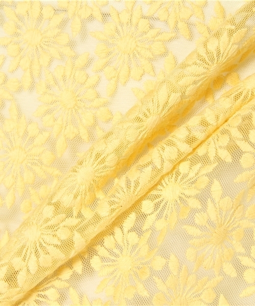 Another Edition(アナザーエディション)の「AE チュールLACE BIG T(Tシャツ/カットソー・レディース・ナチュラル/イエロー/コバルトブルー/ベージュ/ライム・フリー)」の13枚目の写真