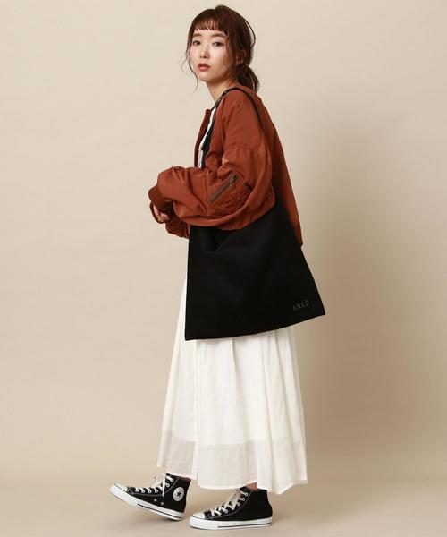 Another Edition(アナザーエディション)の「ロゴショルダーバッグ(ショルダーバッグ・レディース・オフホワイト/ブラック/グレー/オレンジ・FREE)」の11枚目の写真