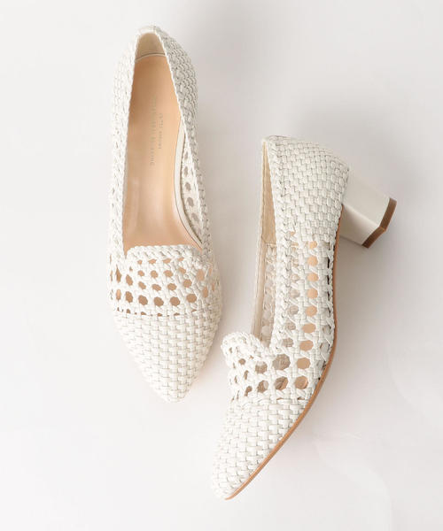 green label relaxing（グリーンレーベルリラクシング）の「D メッシュパンプス 4.0（パンプス・レディース・ホワイト/ブラック/ベージュ・23cm/22.5cm/23.5cm/24cm/24.5cm）」の2枚目の写真