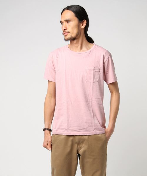 HANES(ヘインズ)の「【Hanes/ヘインズ】メンズ ポケット付きTシャツ ヘインズスポーツウェア ヘインズ(Tシャツ/カットソー・メンズ・その他5/ライム/ブラック/ロイヤルブルー/ダークネイビー/オフホワイト/ベージュ/スカイブルー・SMALL/LARGE/MEDIUM/X-SMALL)」の8枚目の写真