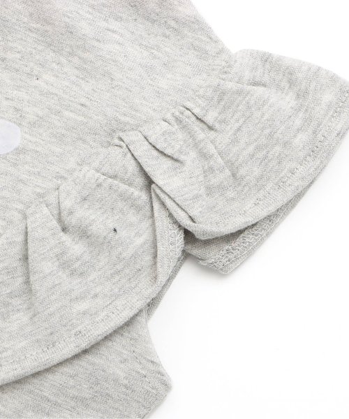 apres les cours（アプレレクール）の「LEE袖フリルTシャツ（Tシャツ/カットソー・キッズ・オフホワイト/レッド/グレー・100/120/90/140/80/110/130）」の12枚目の写真